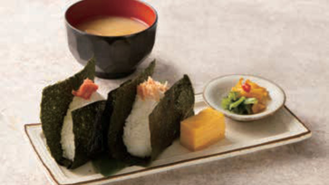 朝食おにぎりセット